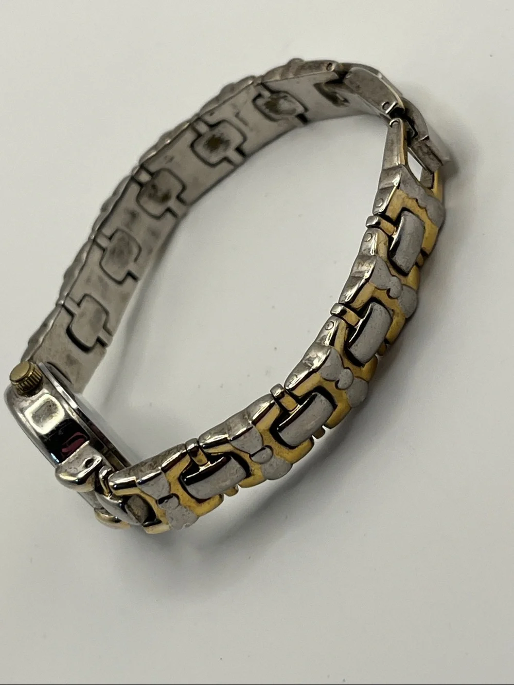 Two-Tone Silver and Gold Eeyore Women's Bracelet Watch